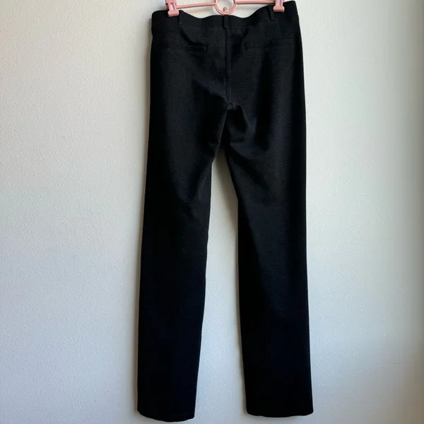 BETABRAND Straight Leg Charcoal Gray Classic Dress Pant Yoga Pants Size Medium - Image 6
