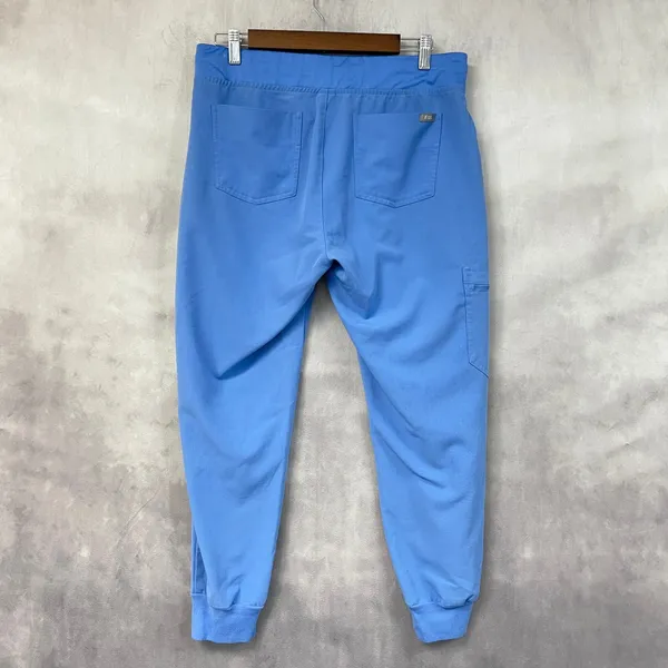 FIGS Zamora Jogger Scrub‎ Pants Women Medium Blue Stretch Minimal Healthcare - Image 4