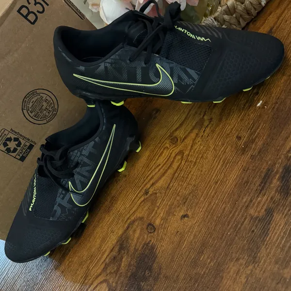 NIKE Phantom Venom Pro FG Black Volt Firm Ground Soccer Cleats Mens Size 8 - Image 5
