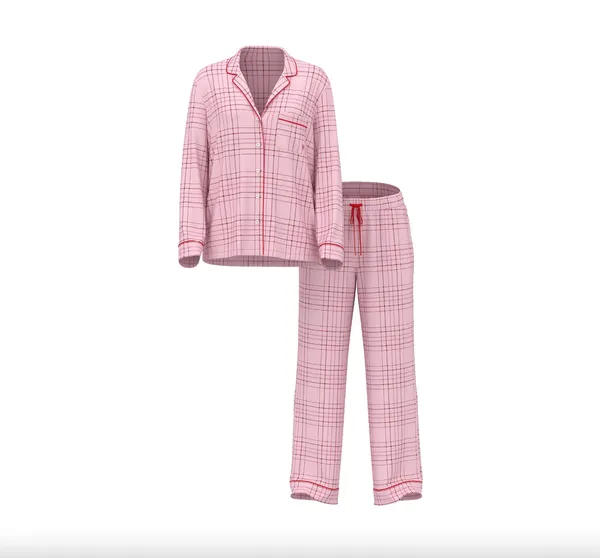 Victoria's Secret Flannel Long Pajama Set - Image 3