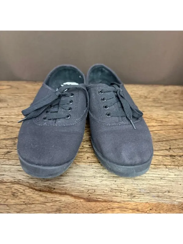 Black Lace Up Shoes Size 6 - Image 4