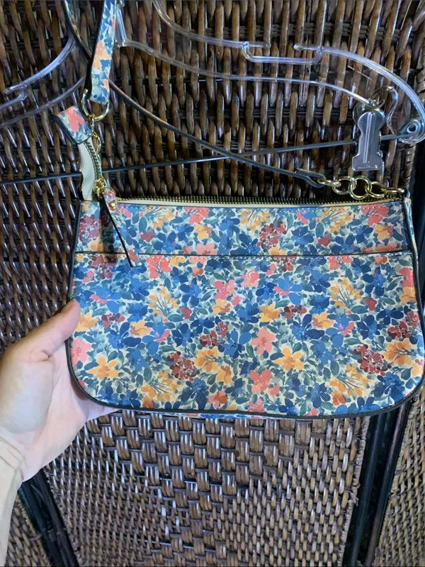 Nanette Lepore Floral Shoulder Purse - Image 3