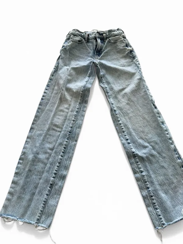 PacSun Women's Size‎ 22 Light Wash Stretch 90's Straight Leg Jeans - Image 2