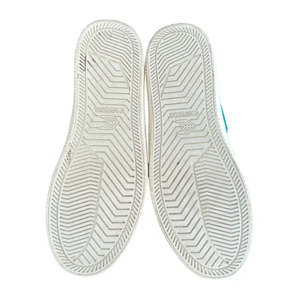 Cariuma Oca Low Top Sneakers Green Canvas Lace Up ‎ Shoes Men 8 Women 9.5 - Image 7
