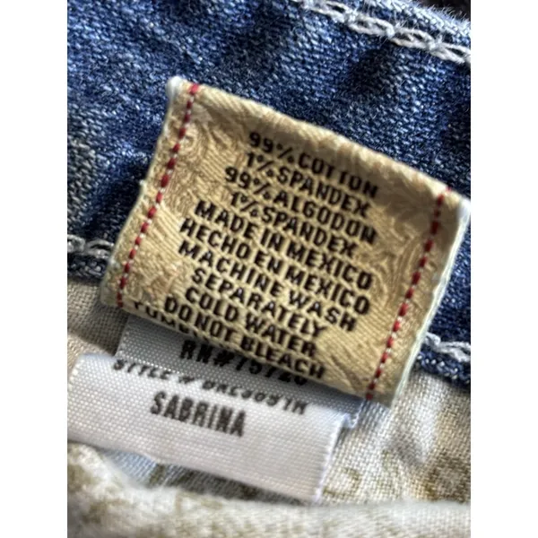 BKE Denim Sabrina Med Bootcut Jeans Pockets Embroidered Size‎ 26x31.5 Low Rise - Image 6