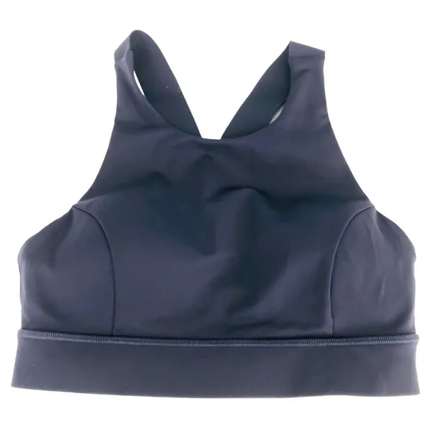 Lululemon Fast Free Bra (Nulux) Black Grape Size 6 Sports Bra - Image 4