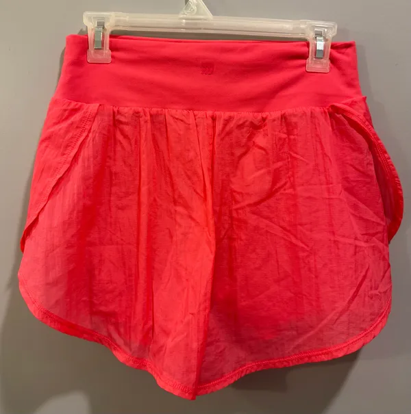 All In Motion High-Rise Flowy Athletic Shorts With Built-In Biker Shorts Lip Gloss Pink - Image 2