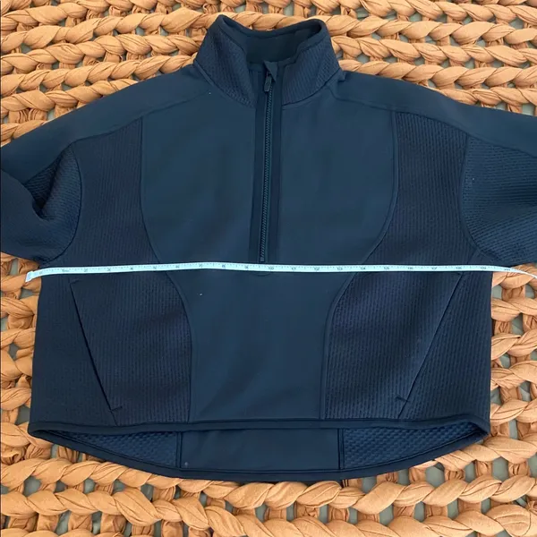 Lululemon Mixed Fabric Half-Zip Pullover - Image 7