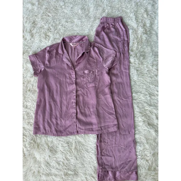 Juicy Couture Sleepwear Pajama Set Women's‎ Size S Button Front Top - Image 2