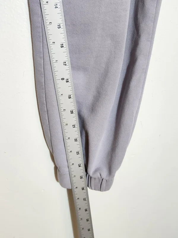 John Galt Light Purple-Gray Sweatpants One Size Flaw - Image 8