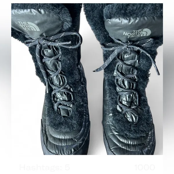 The North Face Womens Icepick Boot Size 9 Waterproof Quilted Puffer Down Goose - Image 3