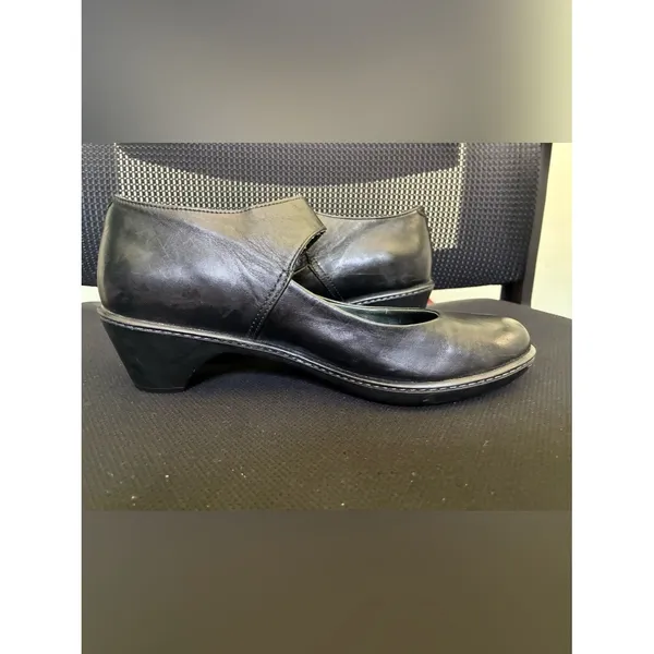 Dansko Bess Black Leather Mary Jane Strap Casual Heel Shoes Women’s Sz 37/7US - Image 8