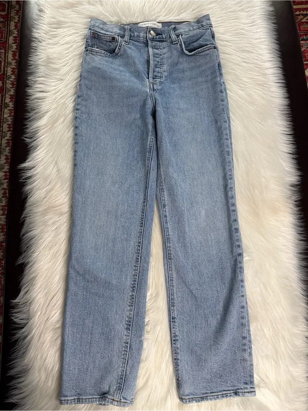 Denim Forum Aritzia Arlo High Rise Straight Jeans - Image 2