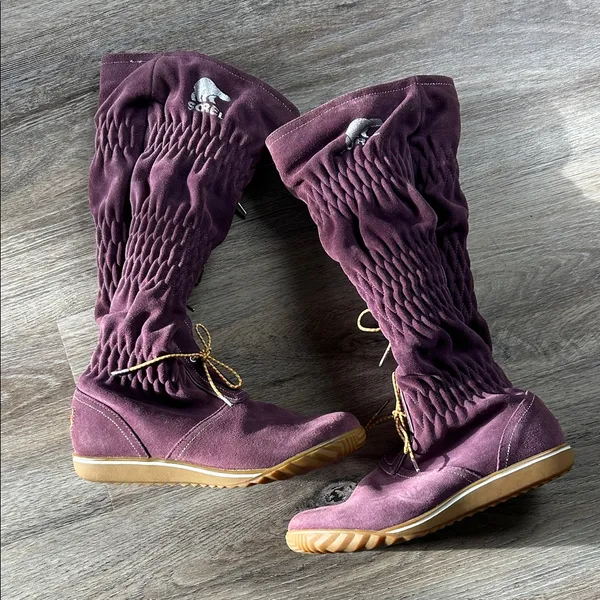 Sorel Forenzy Water Resistant Suede & Wool Lined Winter Boots Size 6 - Image 2