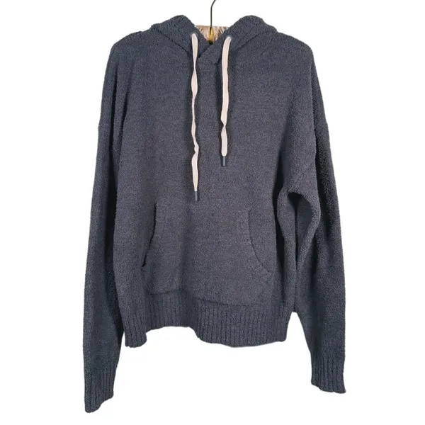 UGG Womens Asala Fleece Pullover Hoodie Size Large Gray Cozy Lounge Comfort - Image 2