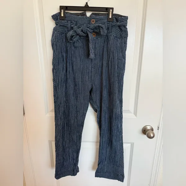 Free People Striped Harem Pants Size 4 - Image 3