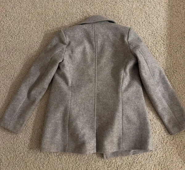 Old Navy Gray Peacoat - Image 3