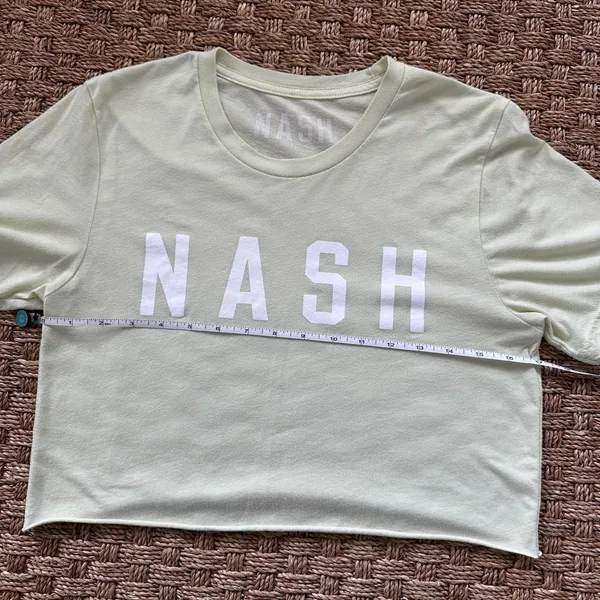 Women’s Small NASH Nashville Boxy Crop Top - Image 4