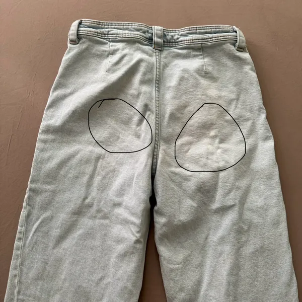 H&M Wide Leg Sailor Jeans - Image 5