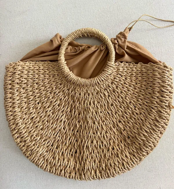 Rattan bag Brown - Image 2