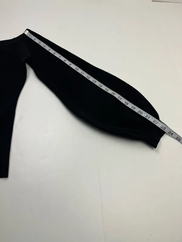 Hill House Women’s The Maude Sweater Black Small Knit‎ Fabric Long Cuffed Sleeve - Image 6