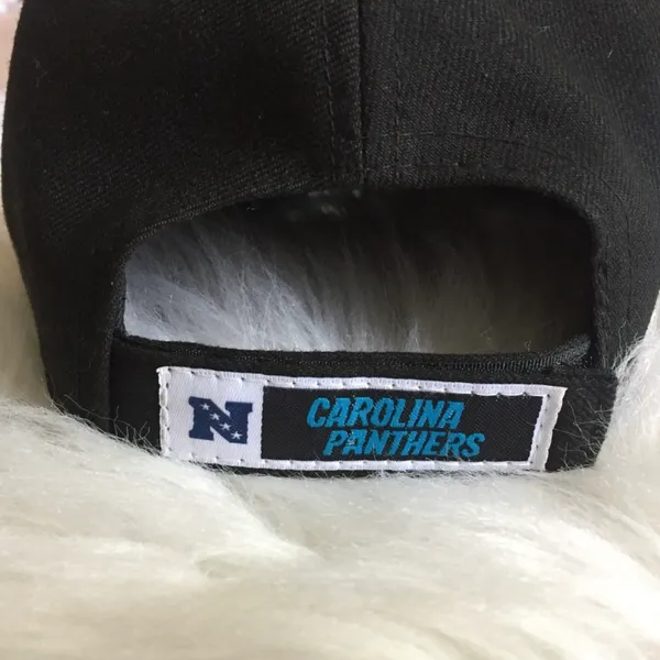 Carolina Panthers New Era Black The League 9FORTY - Image 4