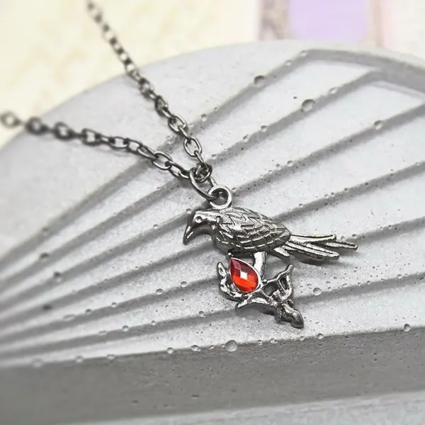 Gothic Raven Necklace - Image 2
