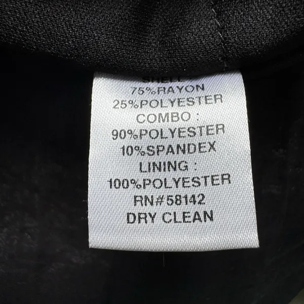 London Times Dress Size ?? Black Tiered Ruffle Sheath Cocktail Empire Waist - Image 6