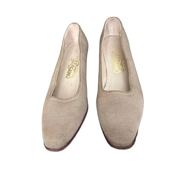 Vintage Salvatore Ferragamo heels shoes - Image 3