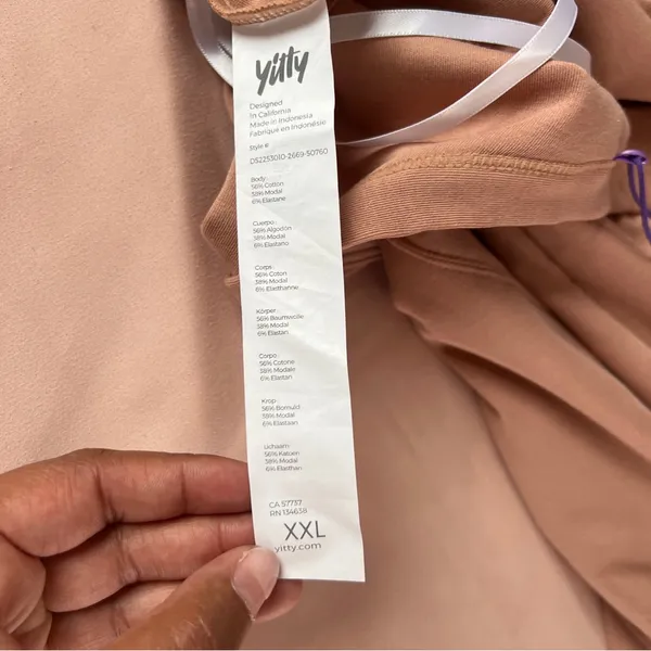 YITTY Body Butter Tank Dress in Brown Sugar Nude‎ Stretchy Scoop Neck Size XXL - Image 16