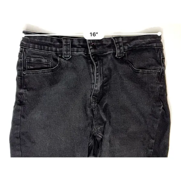 Haute Curve Skinny Ankle High Rise Stretch Black Jean sz 14 Y2k Hipster‎ - Image 3