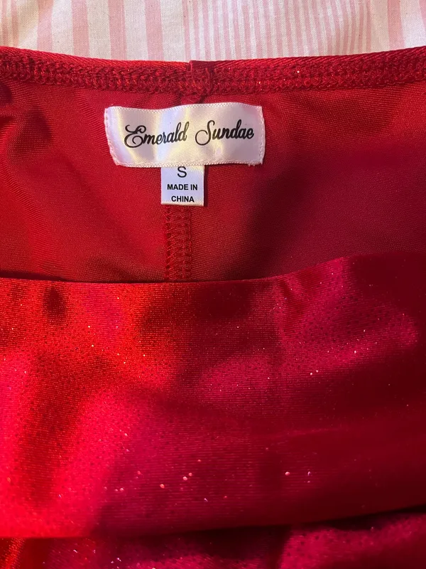 Glittery Red dress - Image 2
