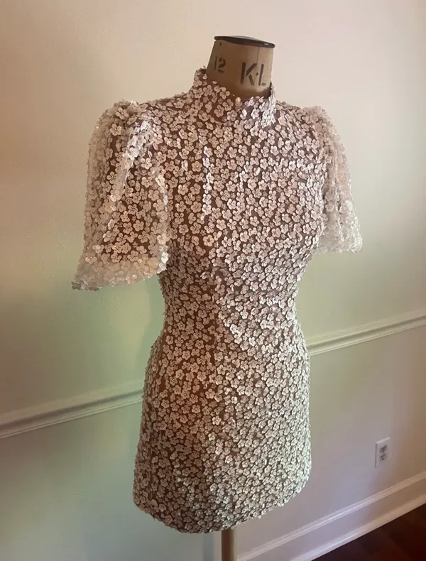 Queen of Sparkles Sequin Lace Dress - Image 2