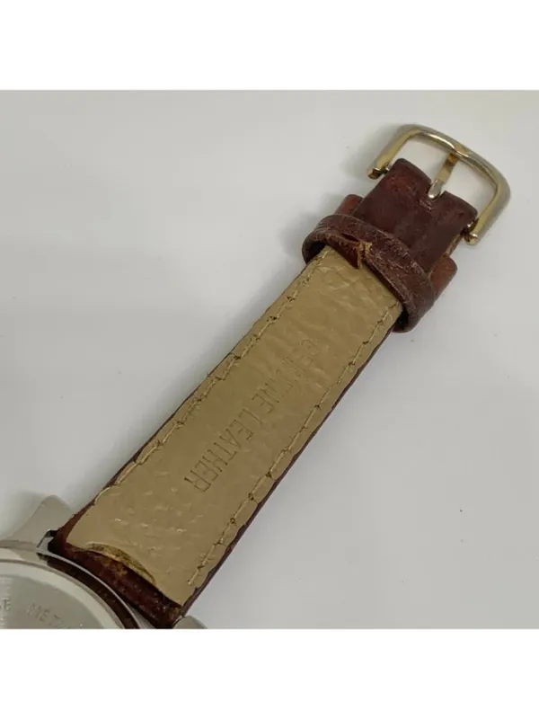Vintage La express women’s silver gold tone watch 29mm quartz analog running - Image 7
