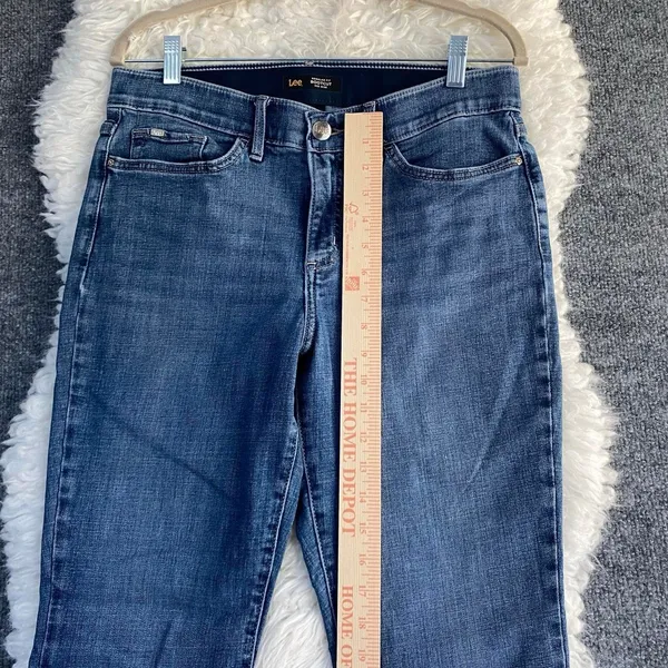 Lee Regular Fit Bootcut Mid Rise Blue Denim Jeans Western Rodeo Country Y2k - Image 4