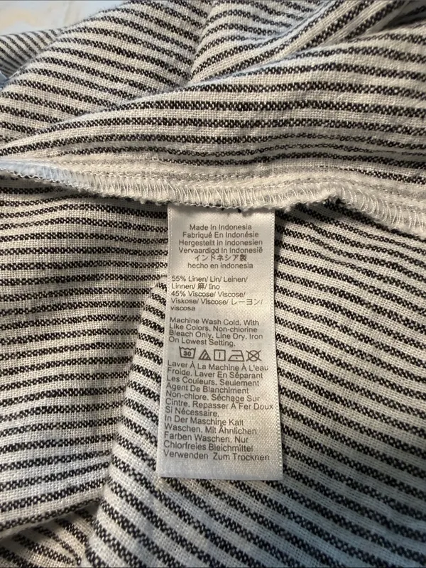 J. Crew Pinstripe Linen Dress - Image 4