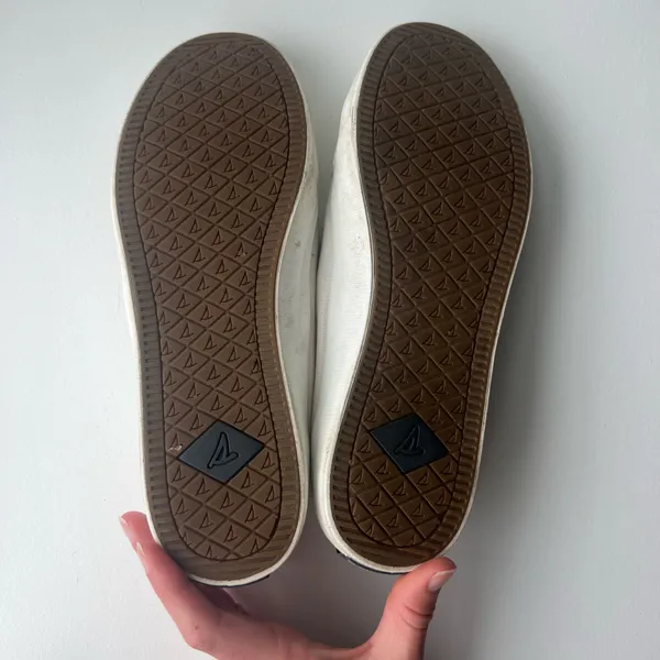 Sperry White Canvas Slip-on Casual Shoes - Image 6