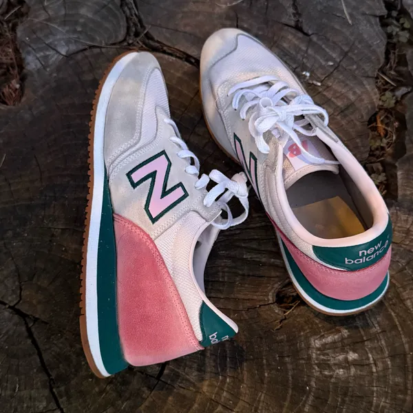 New Balance 620 Shoes Womens Size 8.5 Multicolor Suede Running Sneakers CW620JC8 - Image 5