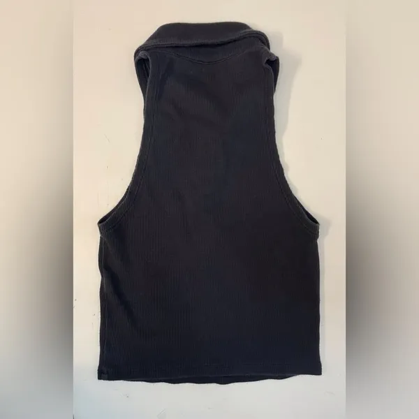 Abercrombie & Fitch Women’s Black‎ Ribbed Tank Top Size XS - Image 4