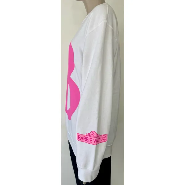 Barbie Mattel Logo Pullover Sweatshirt NWT! - Image 7