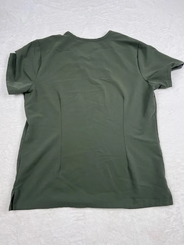 FIGS Catarina One Pocket Scrub Top Moss Size Medium EUC - Image 2
