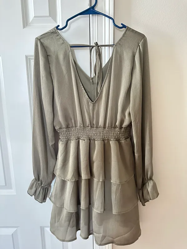 Altar’d State Ruffle Long Sleeve Dress - Image 2