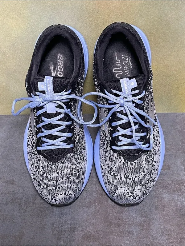 Brooks Launch 6 Women's Black/Gray/Blue Running Shoes Size 9B - Image 8