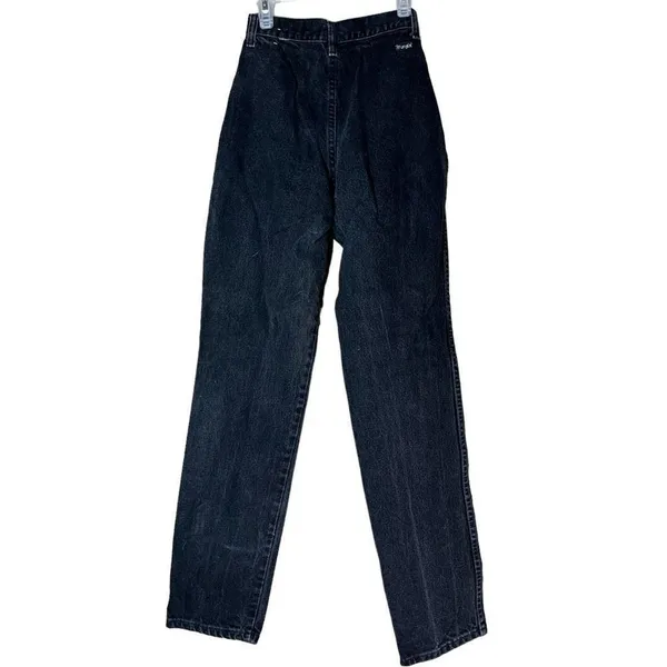 Vintage Wrangler Women’s High Waisted Black Jeans‎ - Image 6