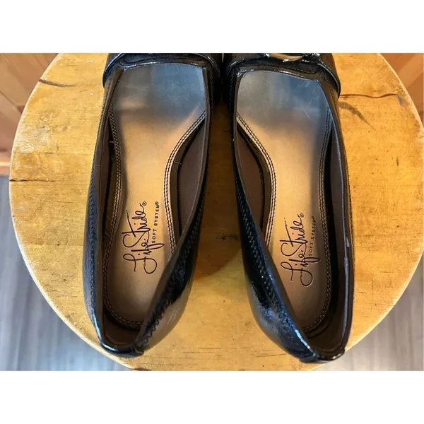 Life Stride Margot Women's Shoes Size 6.5M Black Buckled Slip On - Image 5