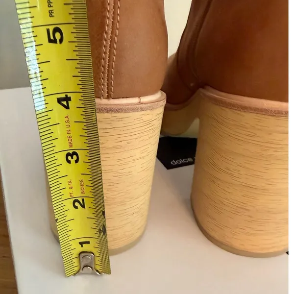 Dolce Vita Cecil Platform Booties size 7.5 Tan - Image 5