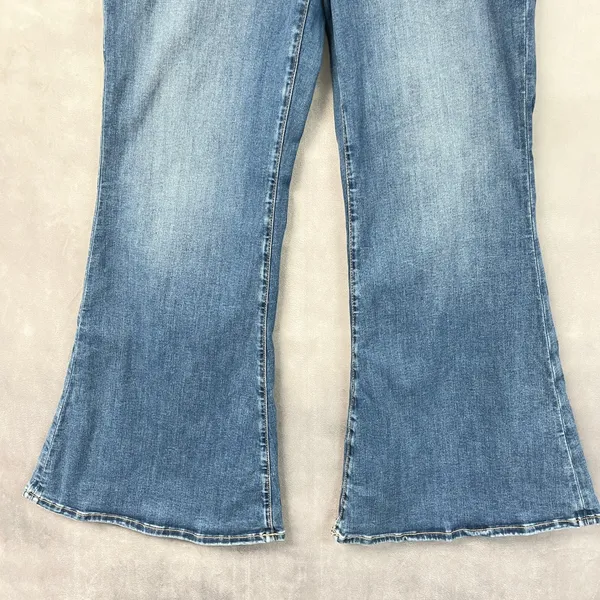 American Eagle Festival Flare Jeans Womens 18 Regular Next Level Stretch Western - Image 4