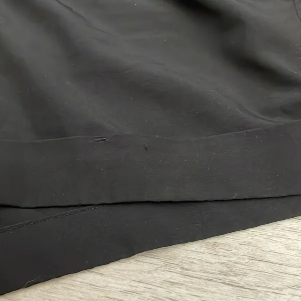 90 Degree By Reflex Black Elastic Drawstring Waist Pull On Shorts Size Small - Image 4
