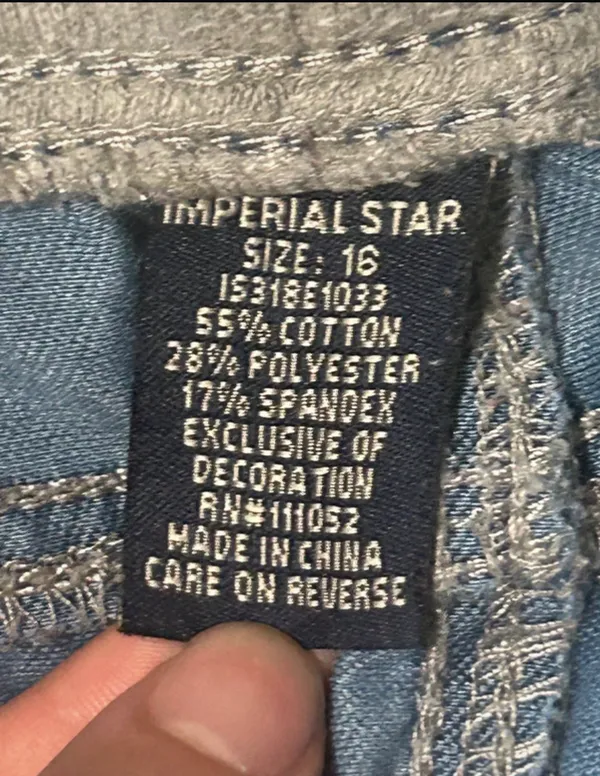 Imperial Star jeggings Blue Size 16 - Image 3