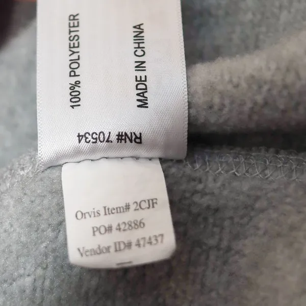 ORVIS Womens Full Zip‎ Fleece Jacket Gray Size XL - Image 11